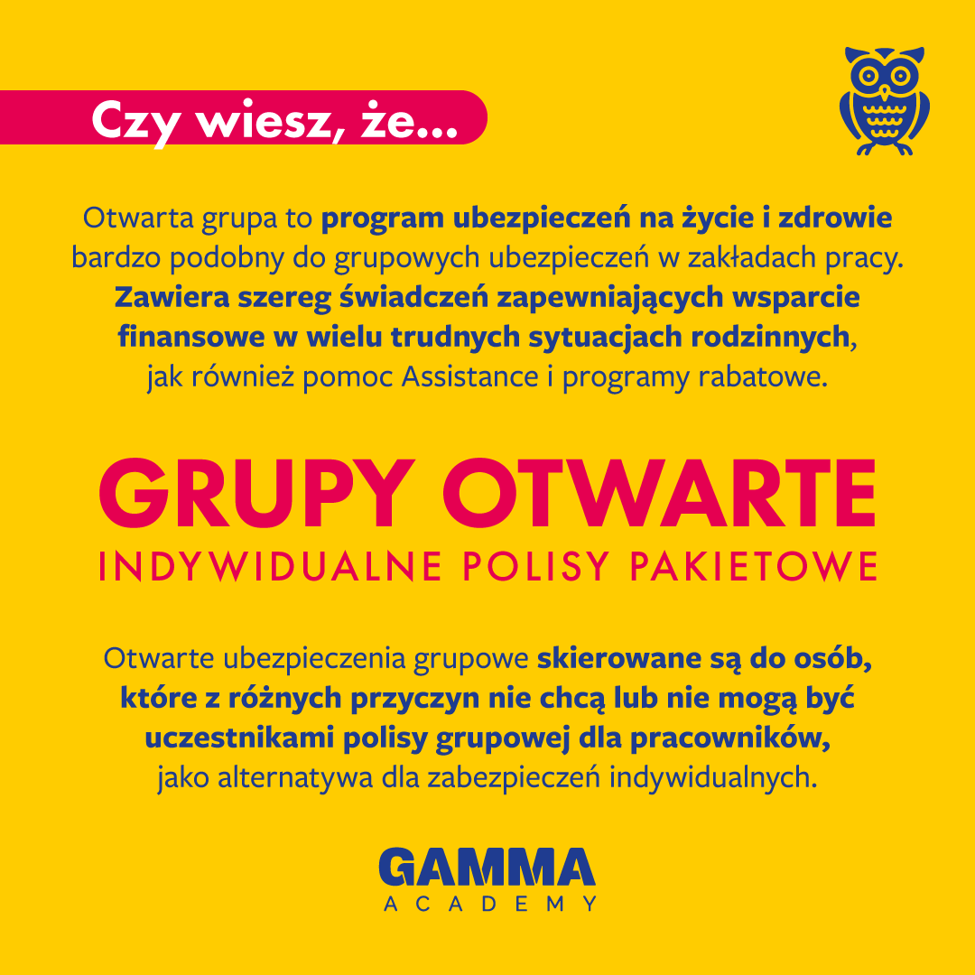 Grupy Otwarte - Gamma Academy